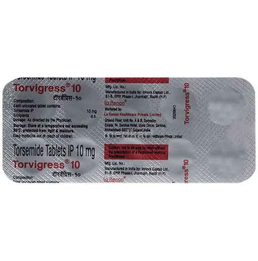 torvigress 10mg tablet 10's